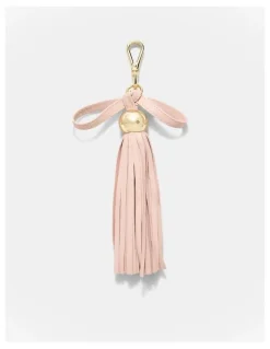 Mimco Luxe Tassel Bag Charm in Petal