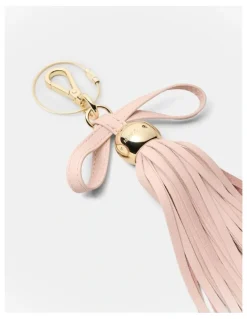 Mimco Luxe Tassel Bag Charm in Petal