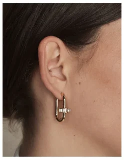 Mimco Marla Hoop Earrings in Gold