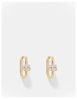 Mimco Marla Hoop Earrings in Gold