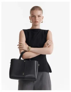 Mimco Metro Mini Tote Bag in Black