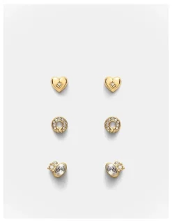 Mimco Mim Classics Earrings Pack in Gold