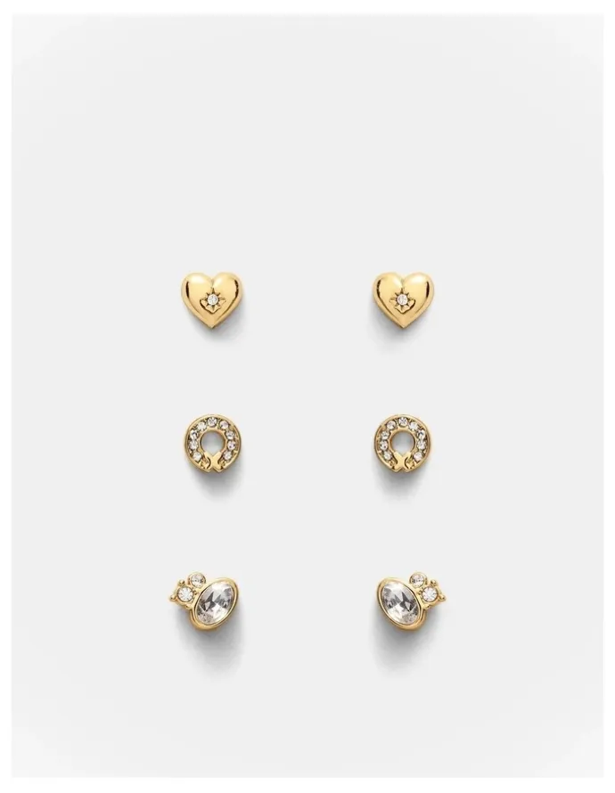 Mimco Mim Classics Earrings Pack in Gold