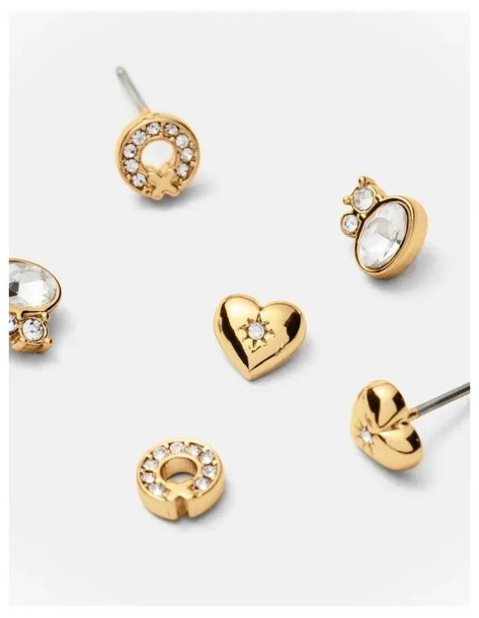 Mimco Mim Classics Earrings Pack in Gold