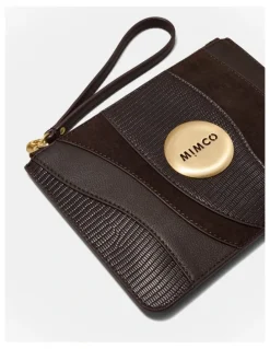 Mimco Mim Pouch in Bitter Chocolate
