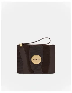 Mimco Mim Pouch in Bitter Chocolate