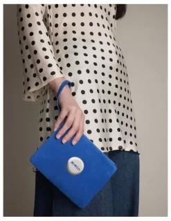 Mimco Mim Pouch in Cobalt