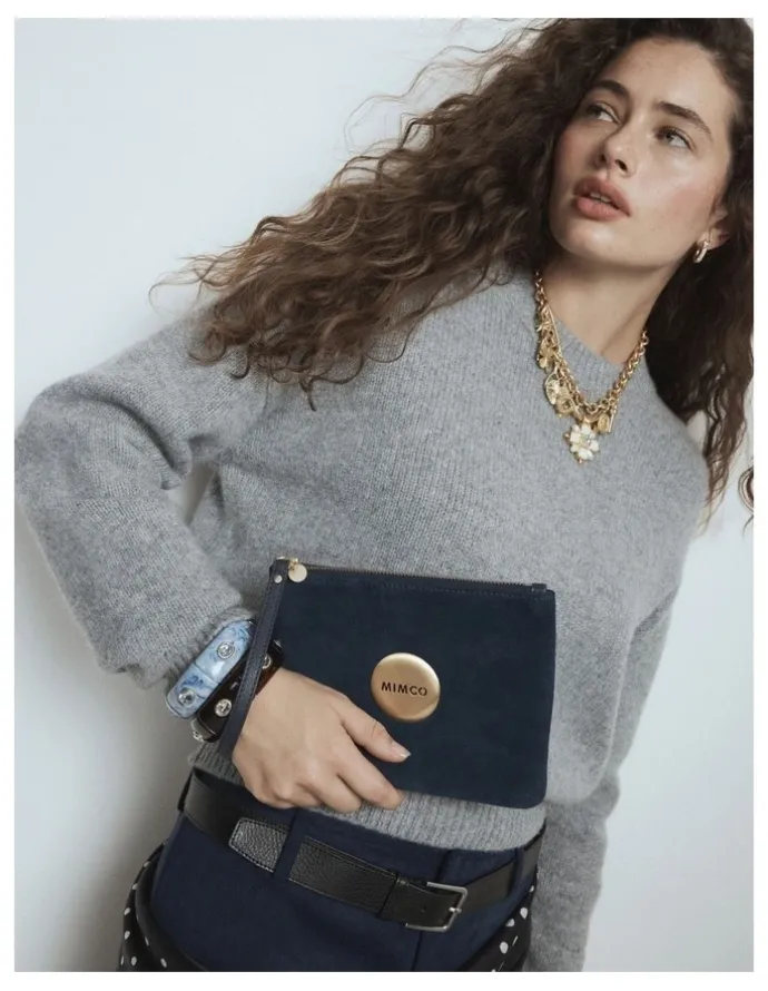 Mimco Mim Pouch in Navy