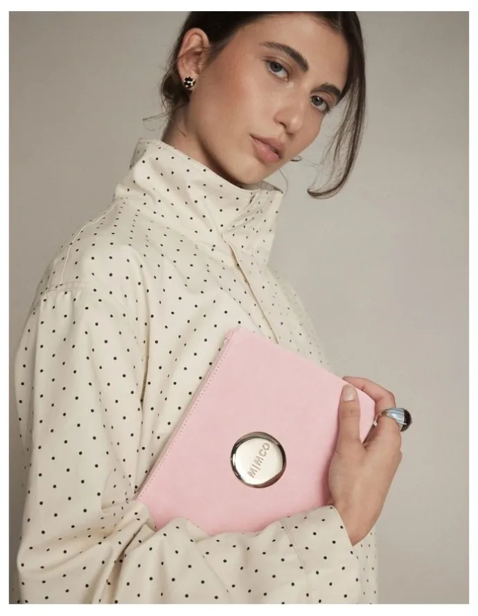 Mimco Mim Pouch in Pink Salt