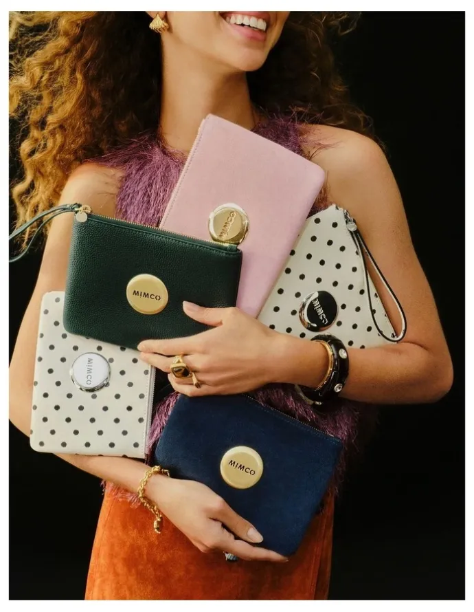 Mimco Mim Pouch in Pink Salt