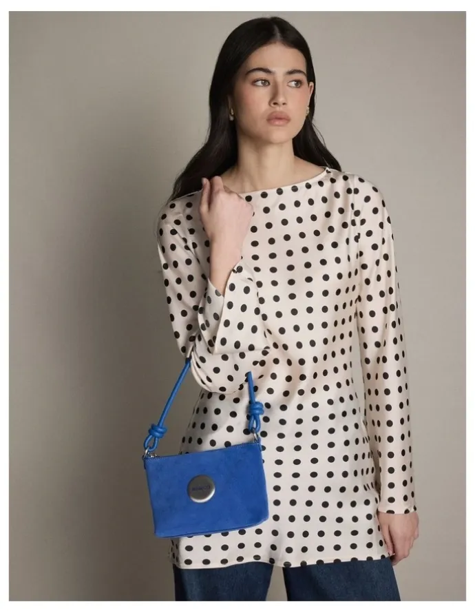 Mimco Mim Pouch Shoulder Bag in Cobalt