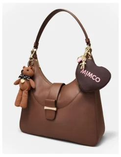 Mimco Mimco Bear Bag Charm in Gingerbread