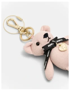 Mimco Mimco Bear Bag Charm in Pale Pink