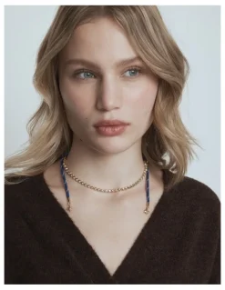 Mimco Pacifica Necklace in Cobalt