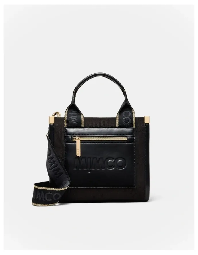 Mimco Patch Mini Tote Bag in Black
