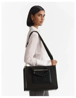 Mimco Patch Tote Bag in Black