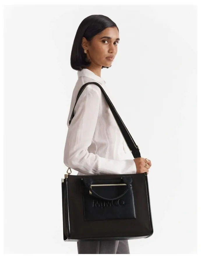 Mimco Patch Tote Bag in Black