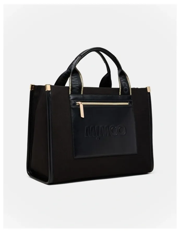 Mimco Patch Tote Bag in Black