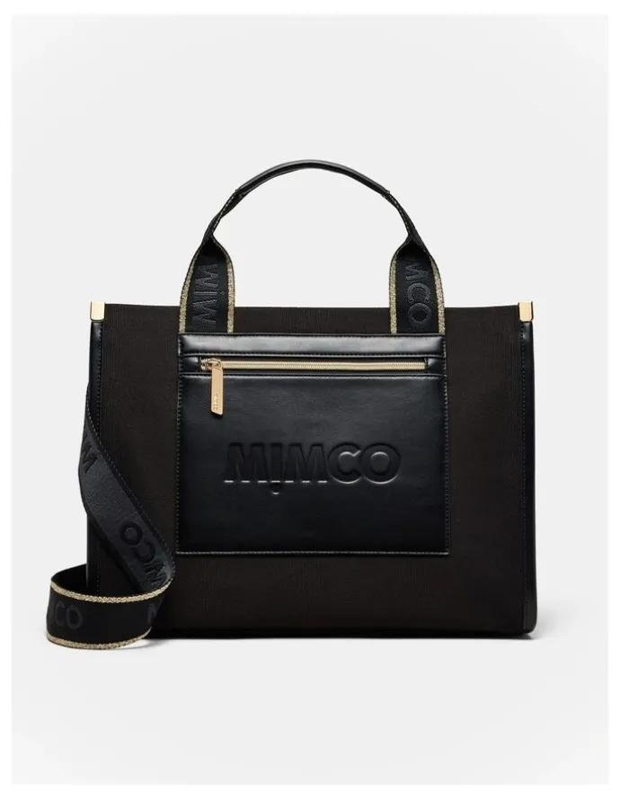 Mimco Patch Tote Bag in Black
