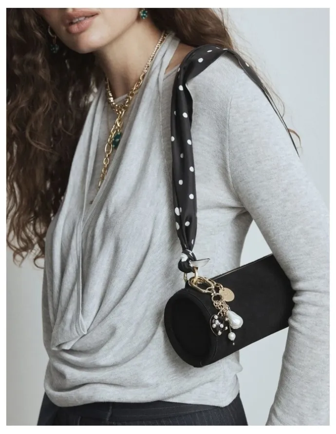 Mimco Polka Bag Charm in Multicolour