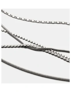 Mimco Promenade Necklace in Silver
