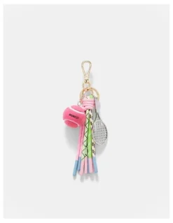 Mimco Racquet Bag Charm in Multi