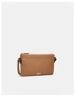 Mimco Rhiannon Pouch Crossbody Bag in Caramel