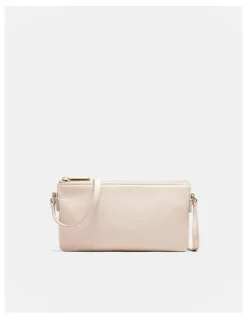 Mimco Rhiannon Pouch Crossbody in Linen