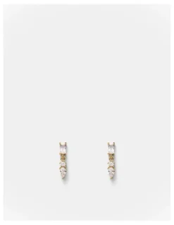 Mimco Shadow Drop Earrings in Gold