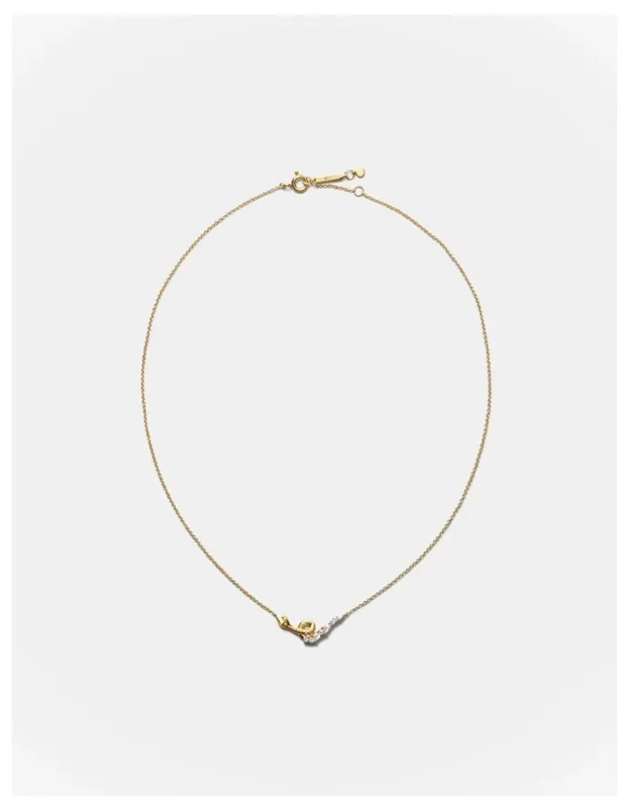 Mimco Shadow Necklace in Gold
