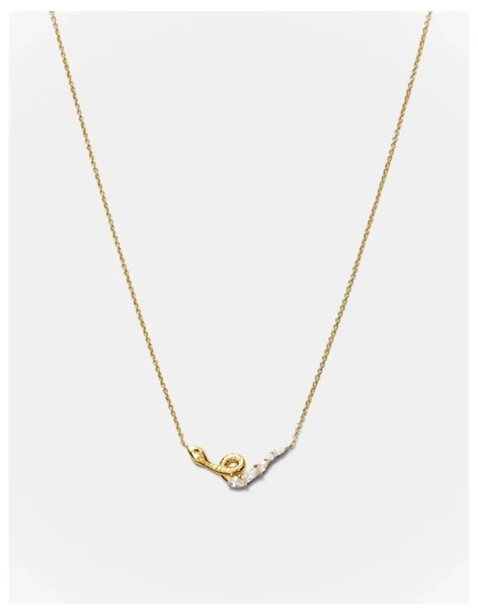 Mimco Shadow Necklace in Gold