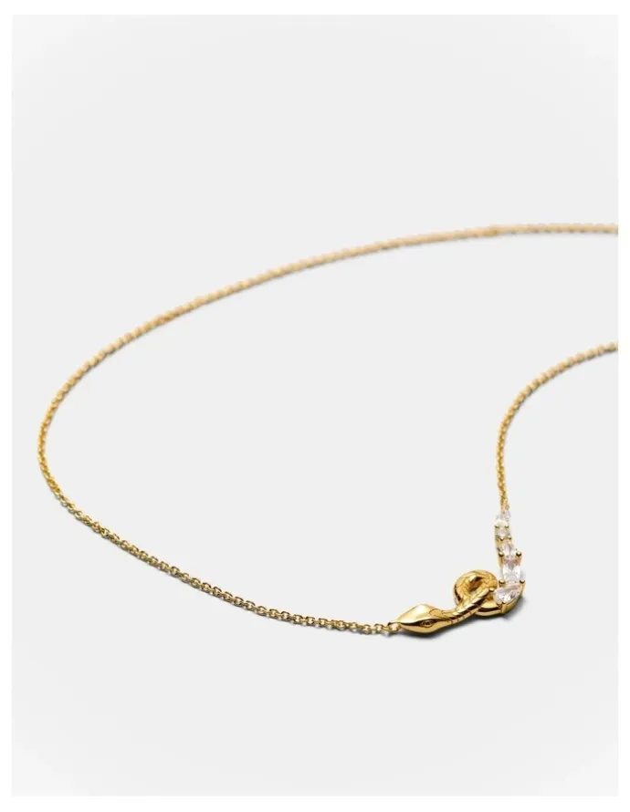 Mimco Shadow Necklace in Gold