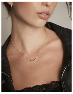 Mimco Shadow Necklace in Gold
