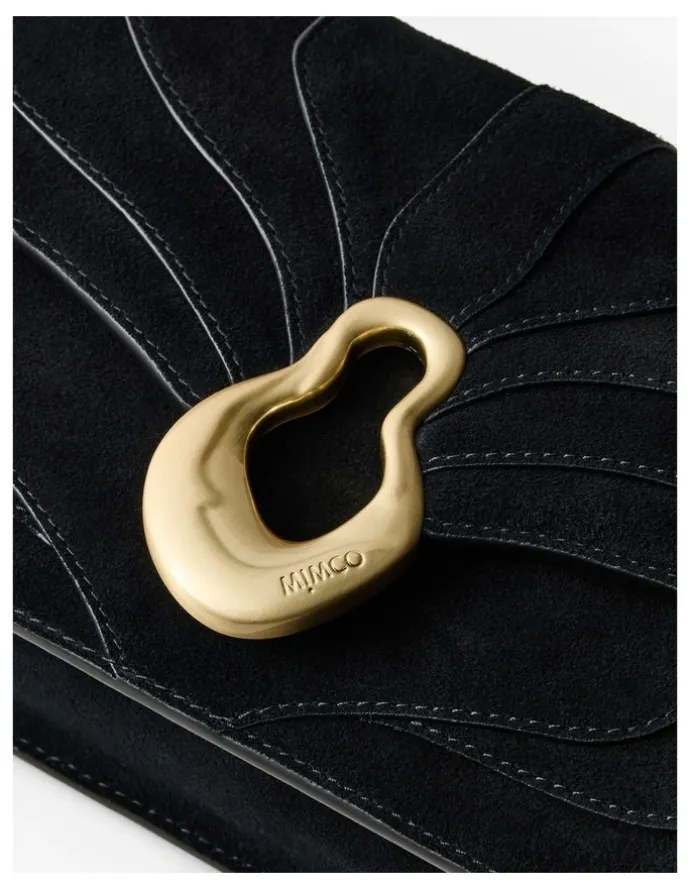 Mimco Shield Crossbody Bag in Black