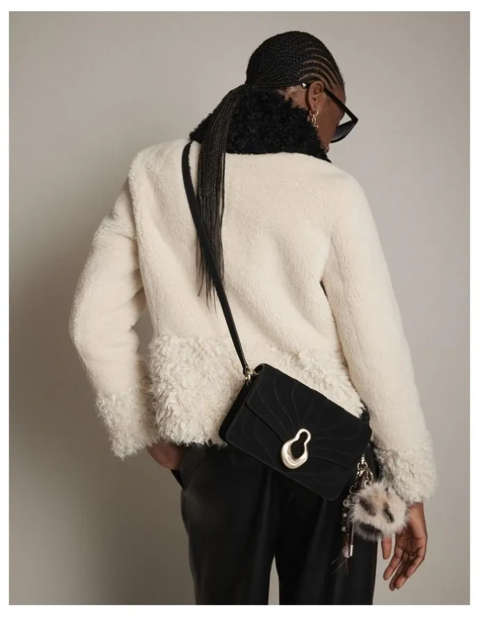 Mimco Shield Crossbody Bag in Black