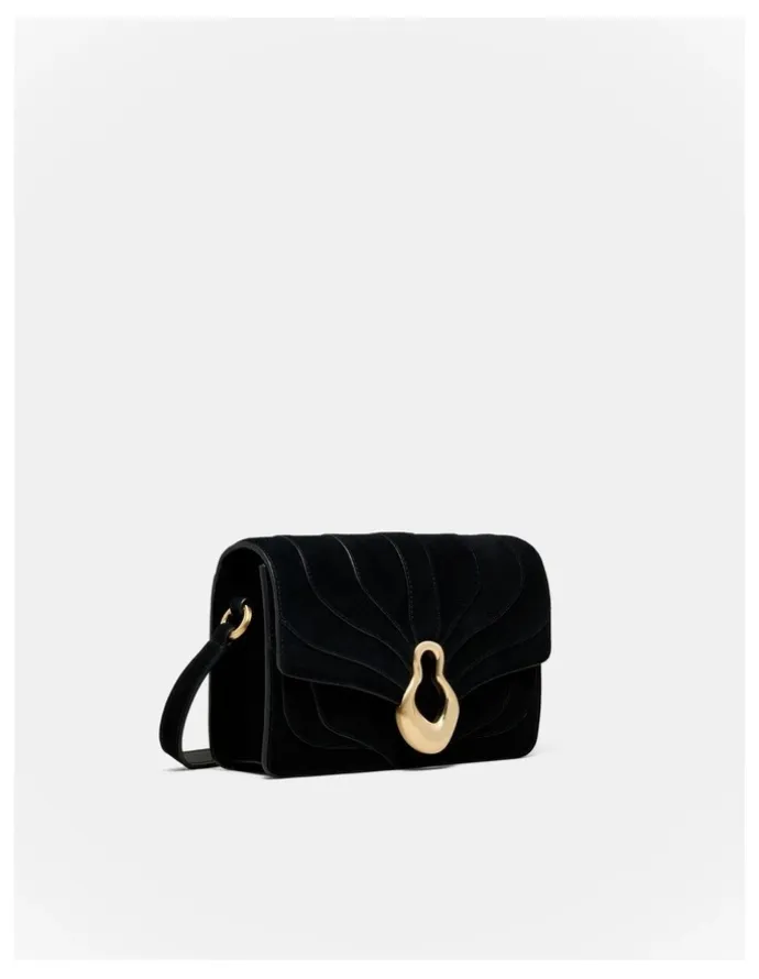 Mimco Shield Crossbody Bag in Black