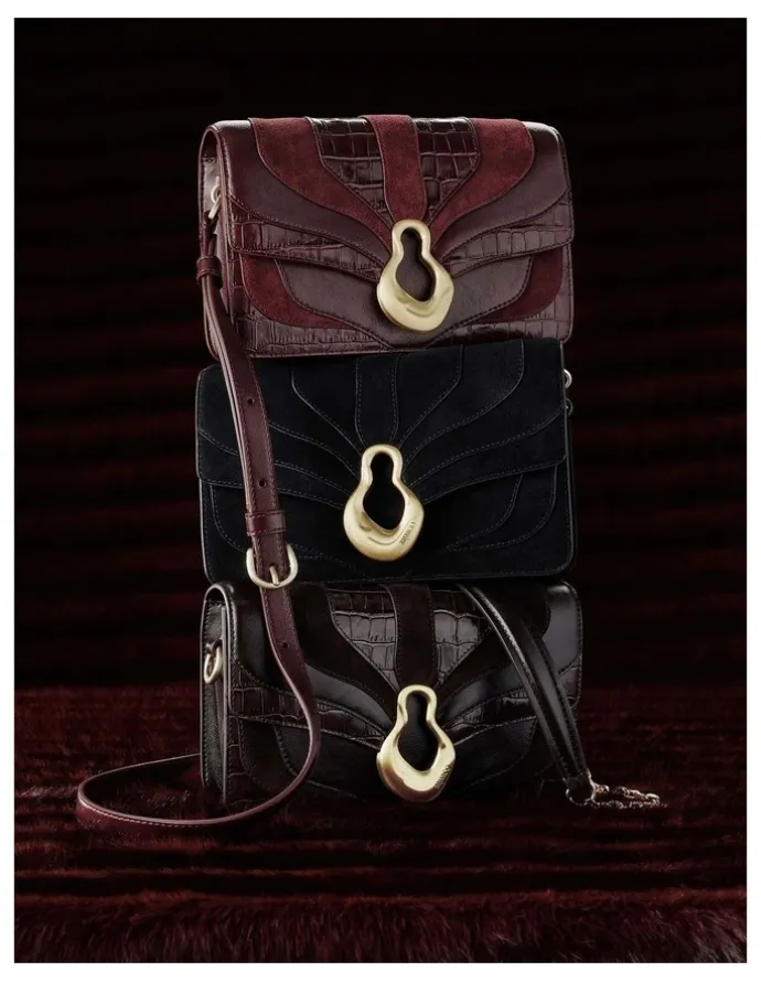 Mimco Shield Crossbody Bag in Bitter Chocolate