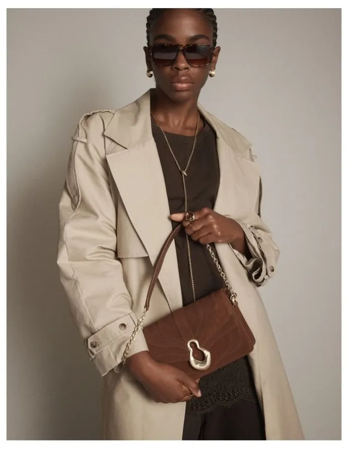 Mimco Shield Crossbody Bag in Toffee