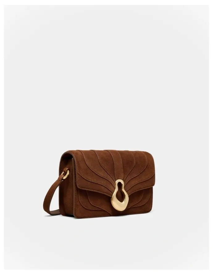 Mimco Shield Crossbody Bag in Toffee