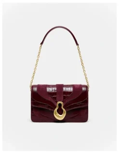 Mimco Shield Crossbody Bag in Merlot