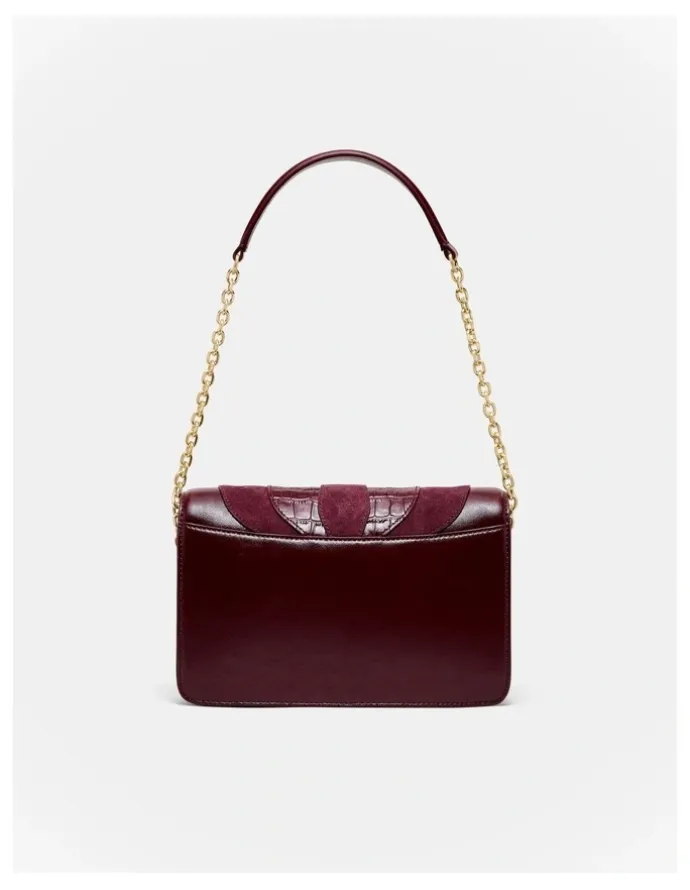 Mimco Shield Crossbody Bag in Merlot