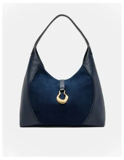 Mimco Shield Hobo Bag in Navy