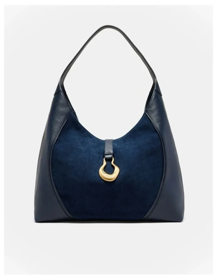 Mimco Shield Hobo Bag in Navy