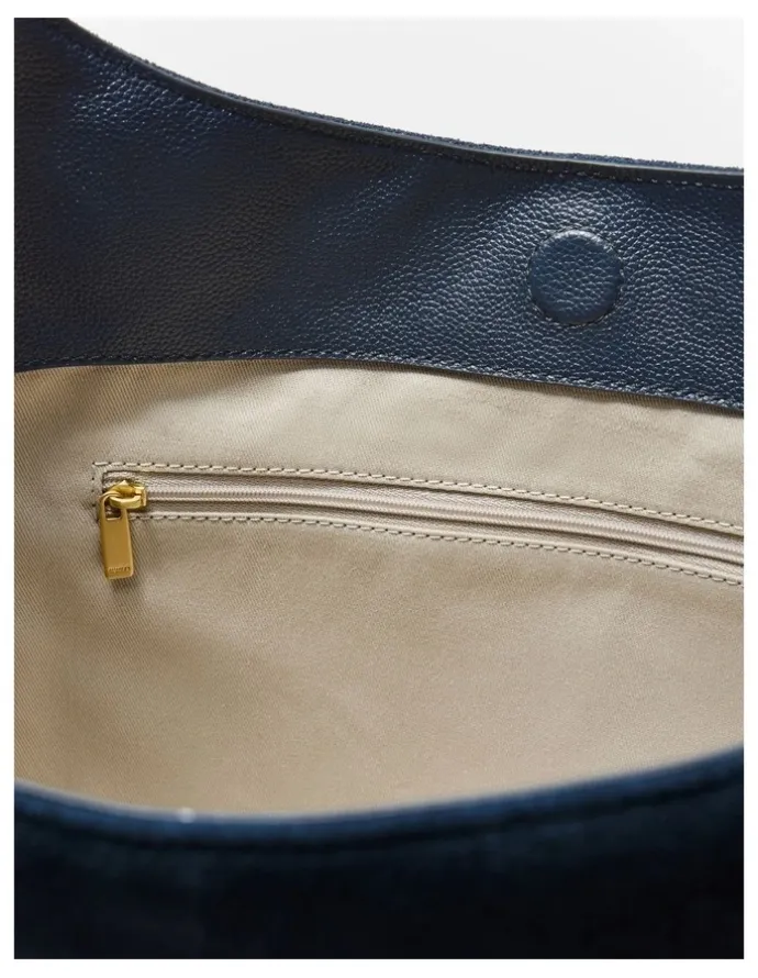 Mimco Shield Hobo Bag in Navy