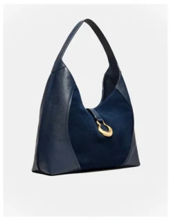Mimco Shield Hobo Bag in Navy