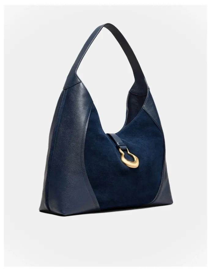 Mimco Shield Hobo Bag in Navy