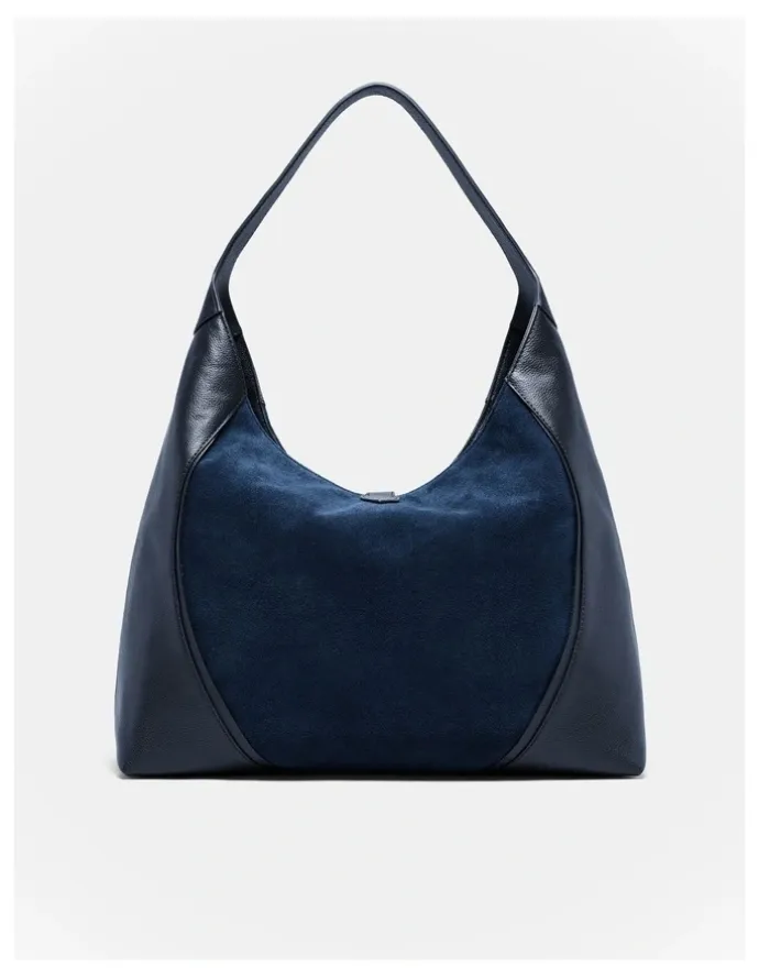 Mimco Shield Hobo Bag in Navy