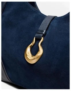 Mimco Shield Hobo Bag in Navy