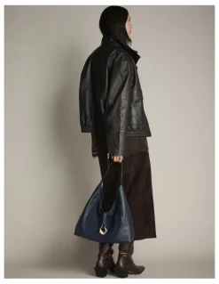 Mimco Shield Hobo Bag in Navy
