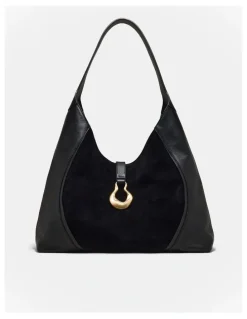 Mimco Shield Hobo Bag in Black